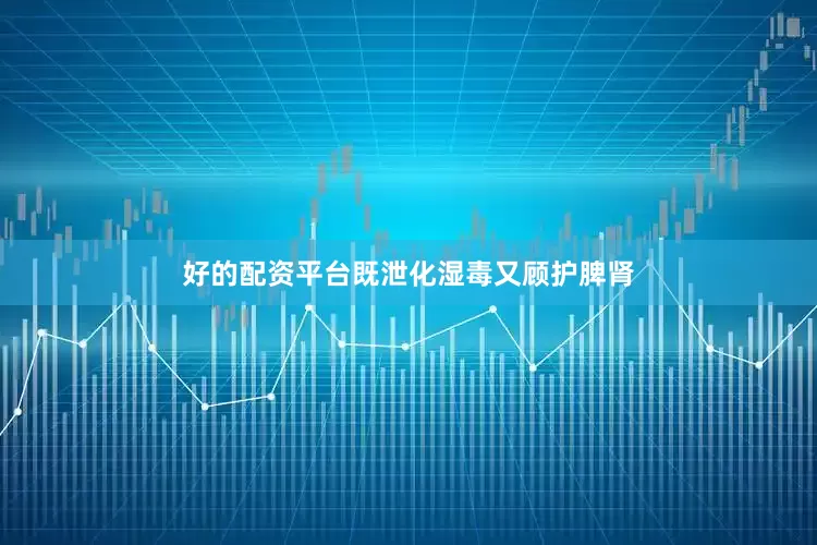 好的配资平台既泄化湿毒又顾护脾肾